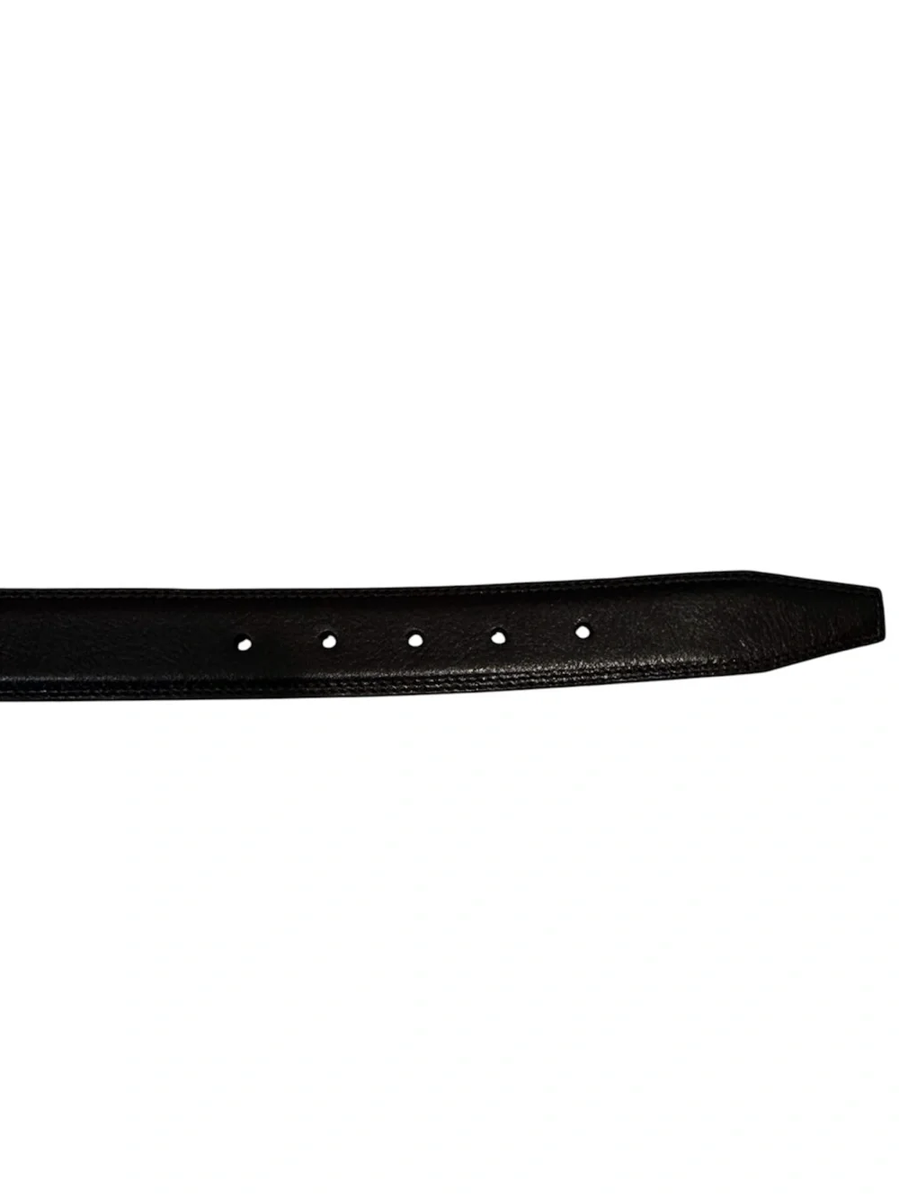 NEW NWOT Italian Leather Black Belt L Waist 40 42